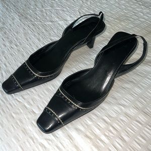 Vintage Coach Kitten Heels